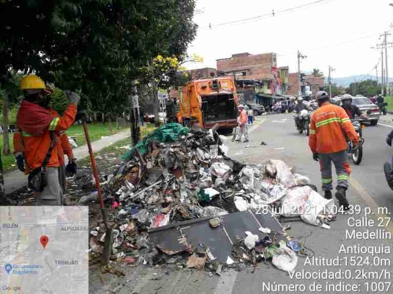Con la «Operación Naranja», Emvarias busca recuperar la limpieza de Medellín