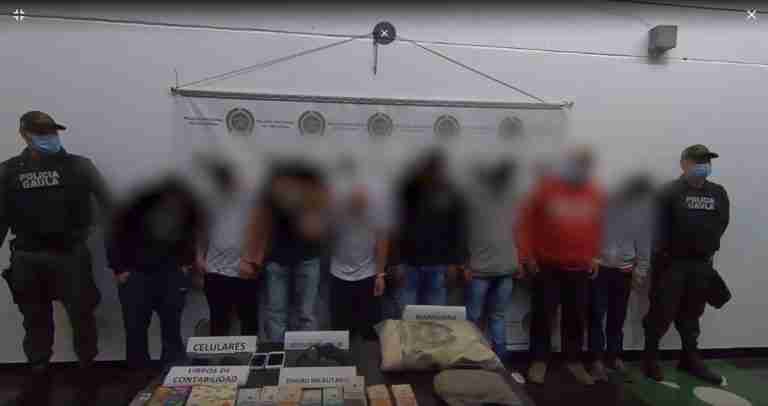 Cayeron 10 integrantes de la banda delincuencial «San Gabriel» de Itagüí