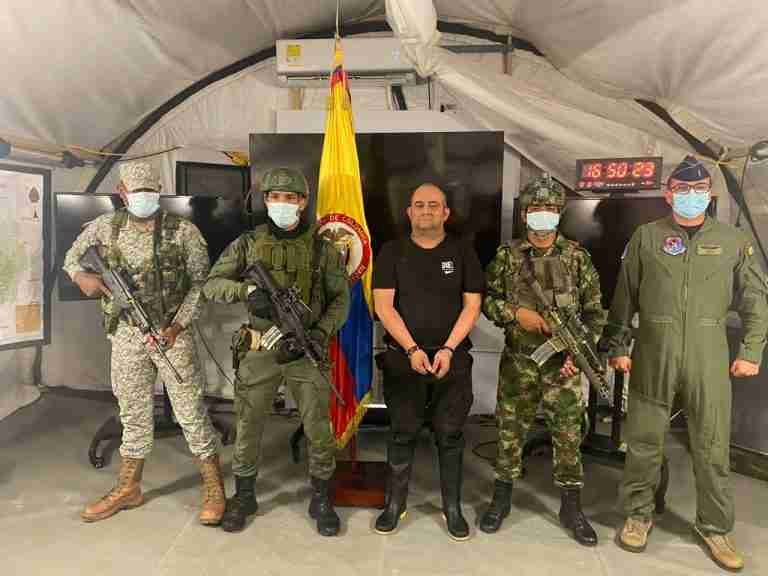 Trasladan a ‘Otoniel’ como medida de seguridad