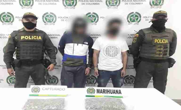 Capturadas 8 personas que llevaban 30 kilos de marihuana