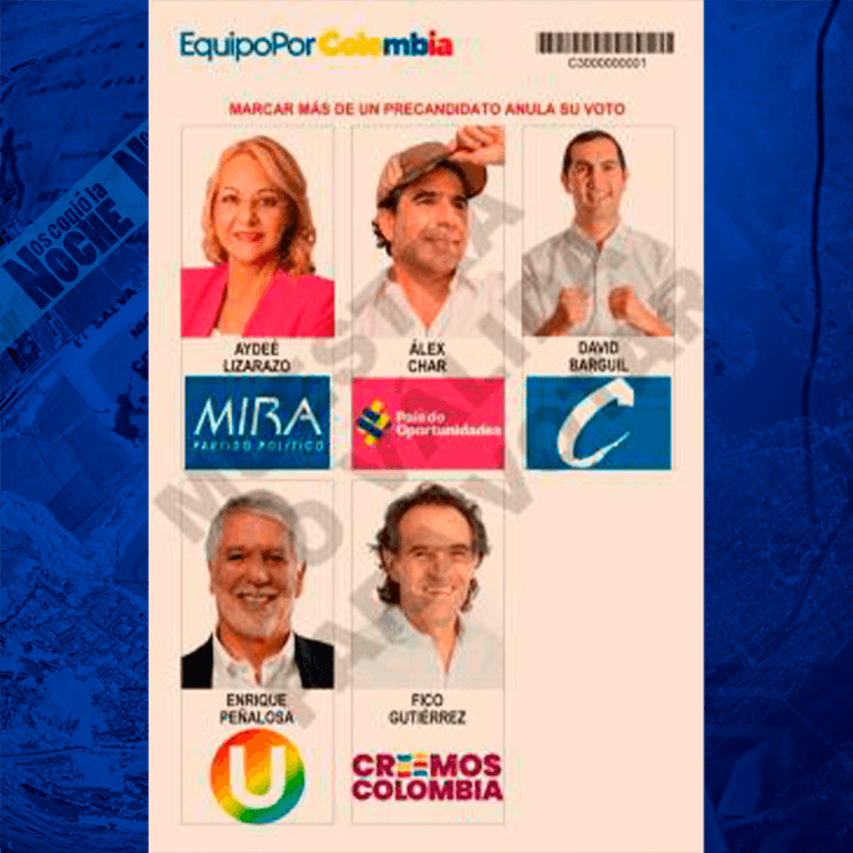 Candidatos coalición Equipo por Colombia