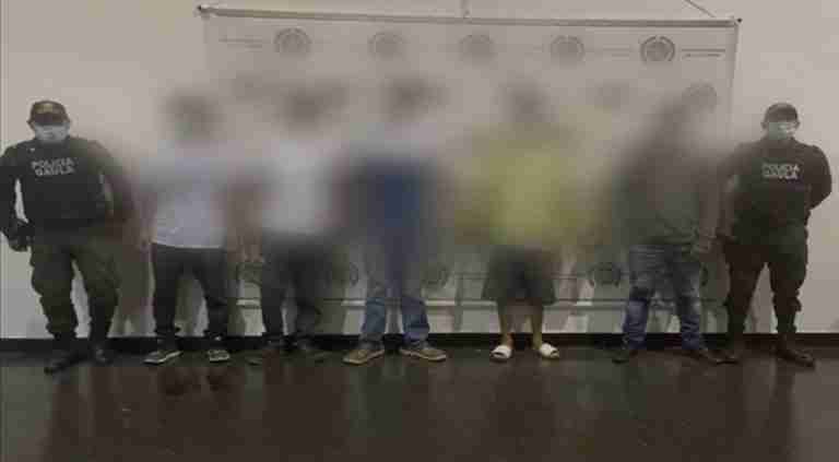 Capturan diez personas en flagrancia