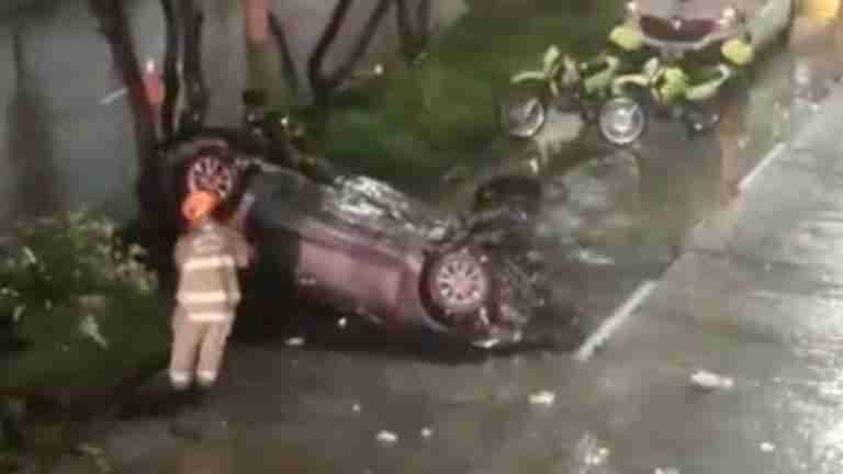 Conductor, en aparente estado de embriaguez, arrolló a cuatro habitantes de calle