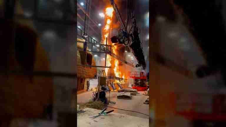 Incendio en el estudio de Disney