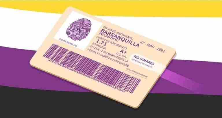 Los documentos de identidad deberán incluir el género no binario