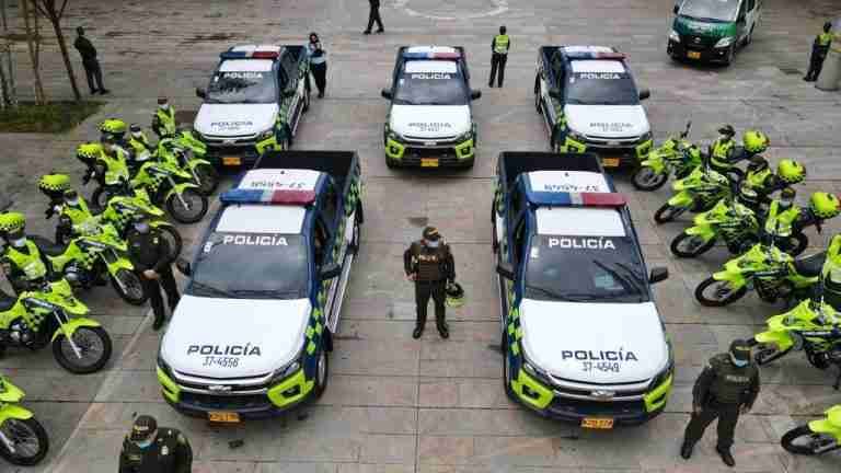Más de 100 vehículos nuevos para la policía de Medellín