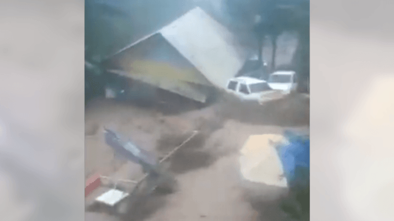 Avalancha en el municipio de Suárez, Cauca