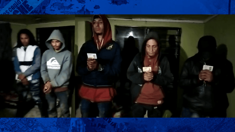 Cinco presuntos integrantes de la banda delincuencial «Los Gomelos», fueron capturados en Santa Rosa de Osos