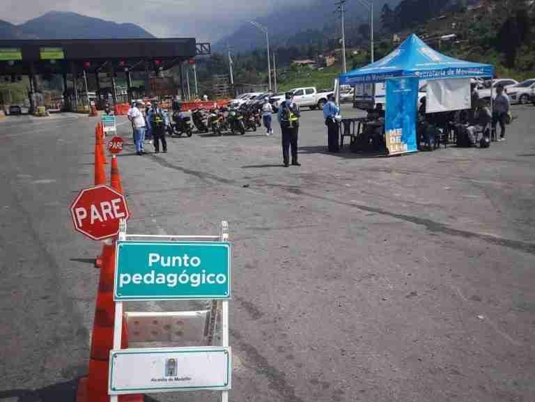 Reducción de casi el 50% en los siniestros viales en Antioquia durante Semana Santa