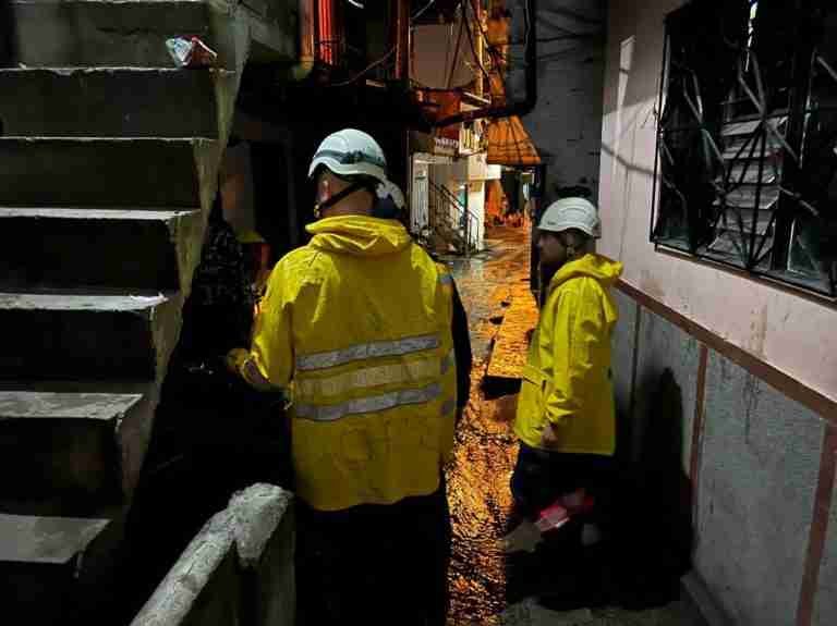 Tres viviendas afectadas en ‘El Pesebre’ por fuerte aguacero