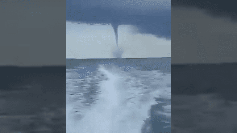 Dos trombas marinas causaron temor en Islas del Rosario
