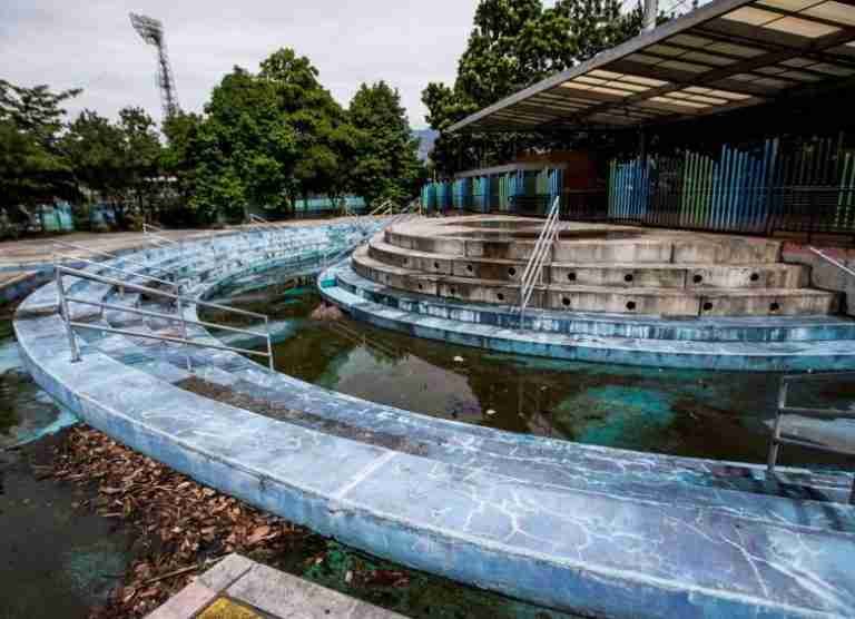 En deplorable estado de abandono están algunos coliseos de la Unidad Deportiva Atanasio Girardot