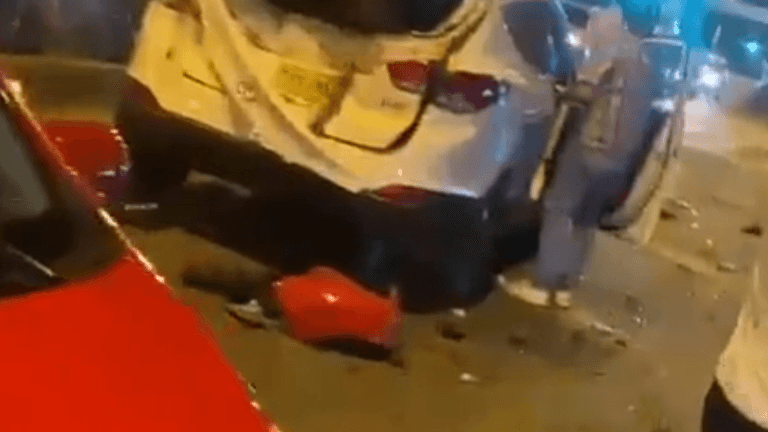Seis heridos tras choque múltiple en la 33