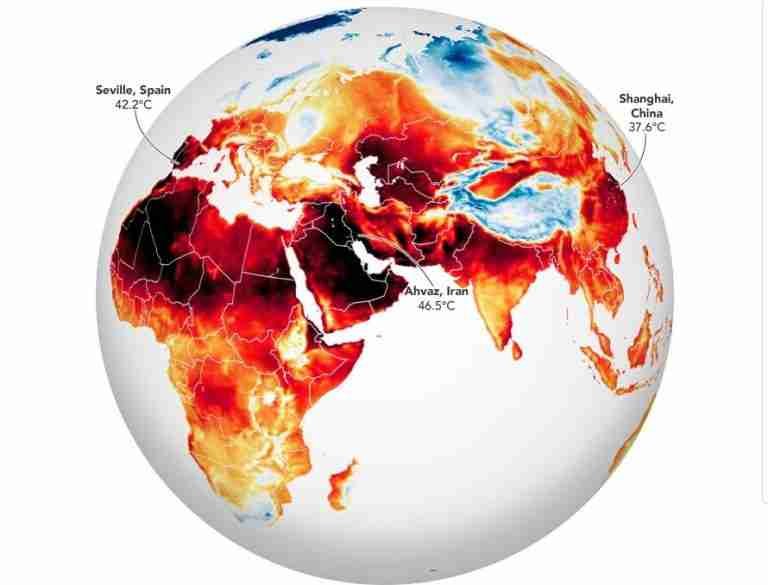 Altas temperaturas en Europa preocupan al mundo