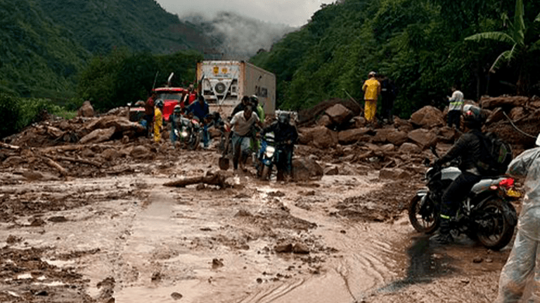 Estas son las cuatro vías que presentan afectaciones en Antioquia