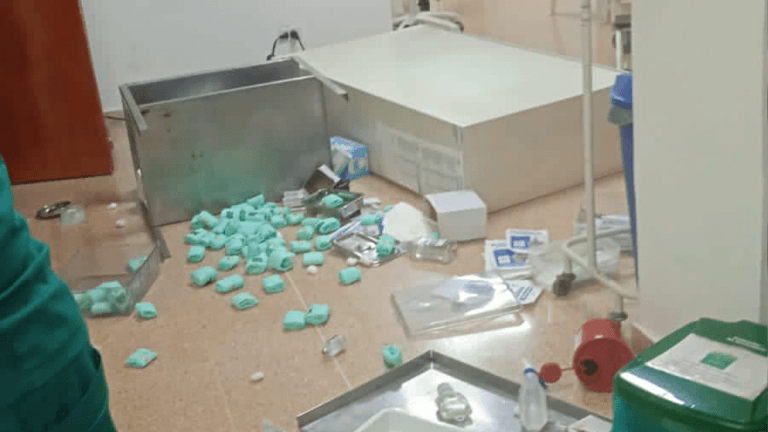 Un paciente furioso causó daños en el Hospital San Francisco de Asís, Oriente antioqueño