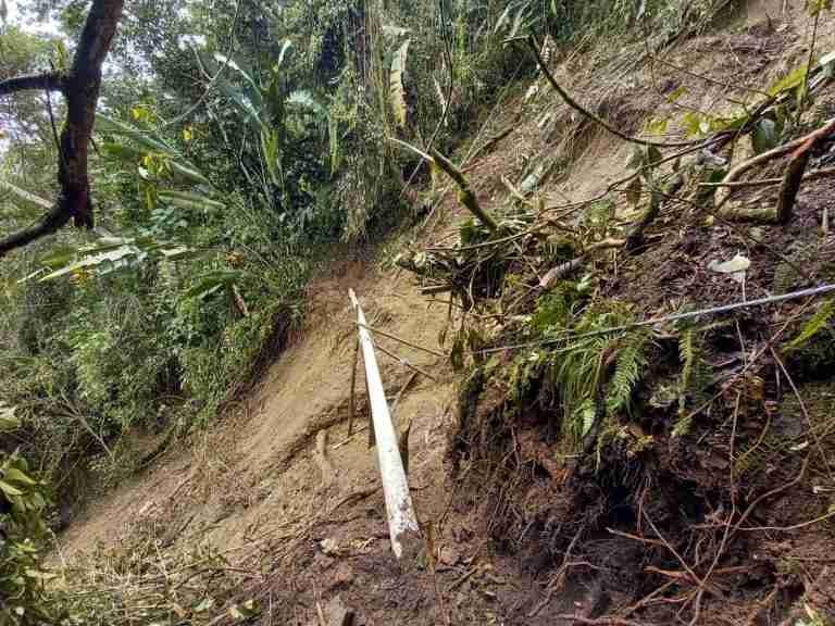 10 municipios de Antioquia en alerta roja por movimientos en masa