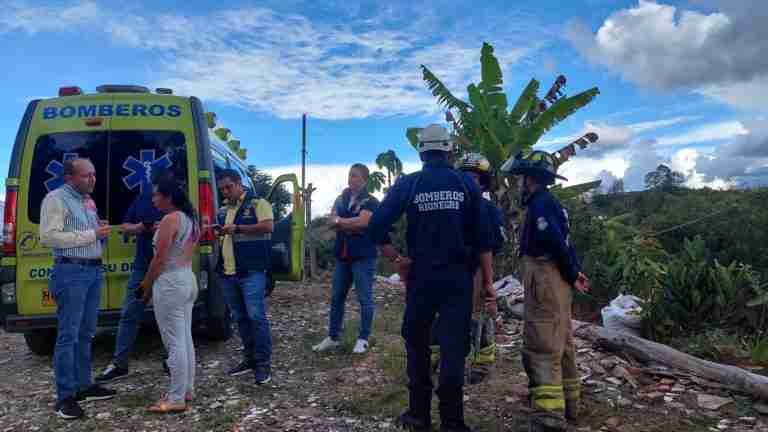 Derrumbe dejó sepultado a un hombre en Rionegro