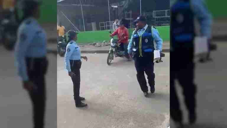 Batalla campal con agentes de tránsito en Turbo