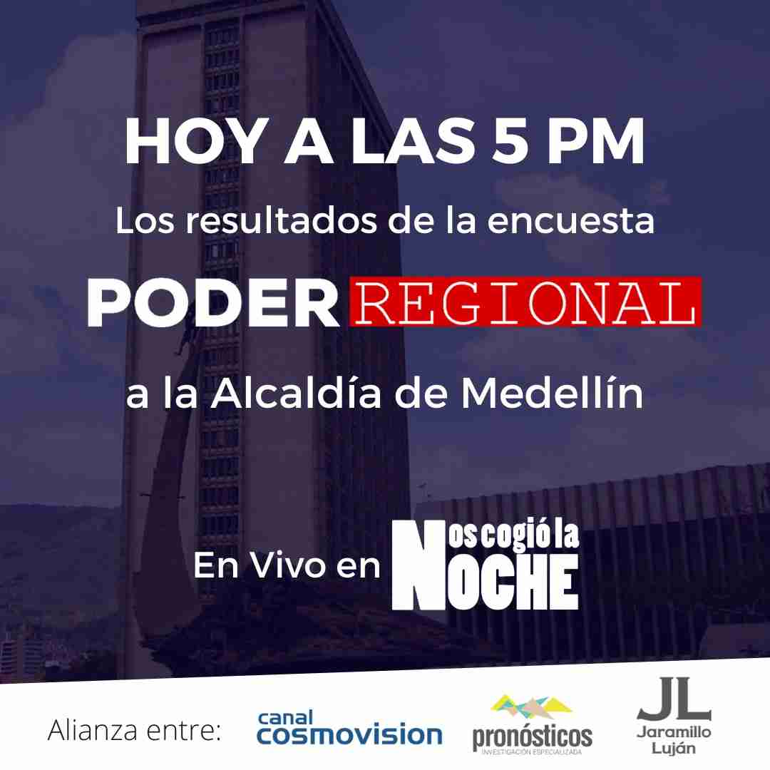 Primera encuesta con los precandidatos a la Alcaldía de Medellín