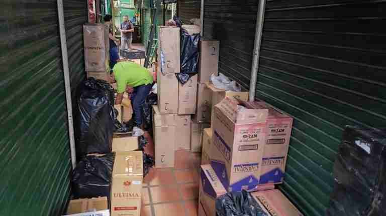 Más de 124 millones fueron incautados en cigarrillos ilegales