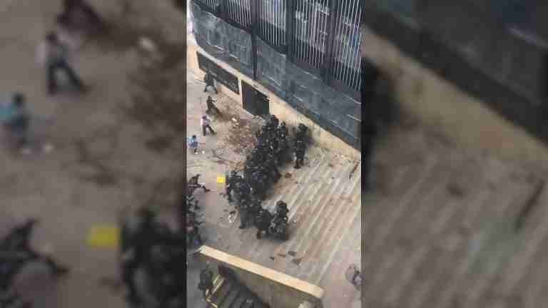 Manifestaciones. Cerca de 30 heridos, daños materiales, caos y temor