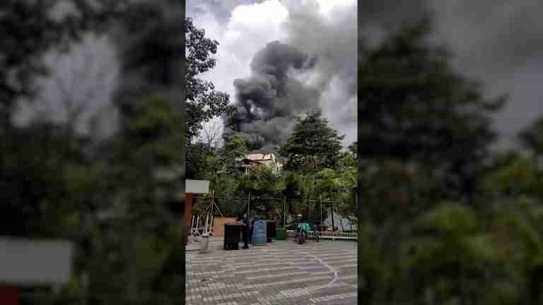Se volvió a incendiar la fábrica de icopor en Envigado