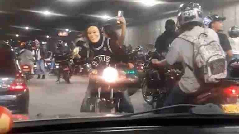 Cientos de motociclistas bloquearon las vías de Medellín