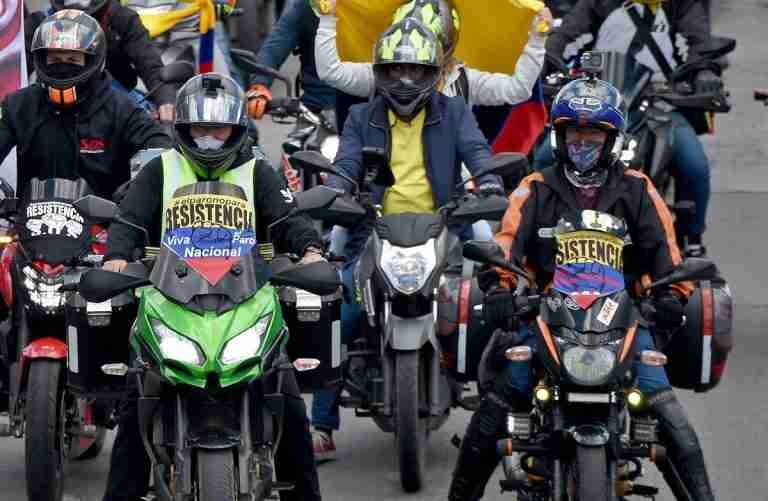 Protestas de motociclistas: así avanza la marcha nacional