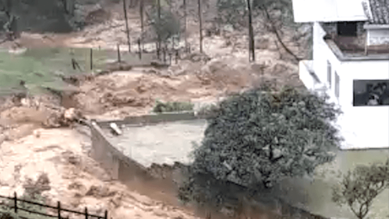 Fuerte aguacero en San Antonio de Prado y el sur del Valle de Aburrá