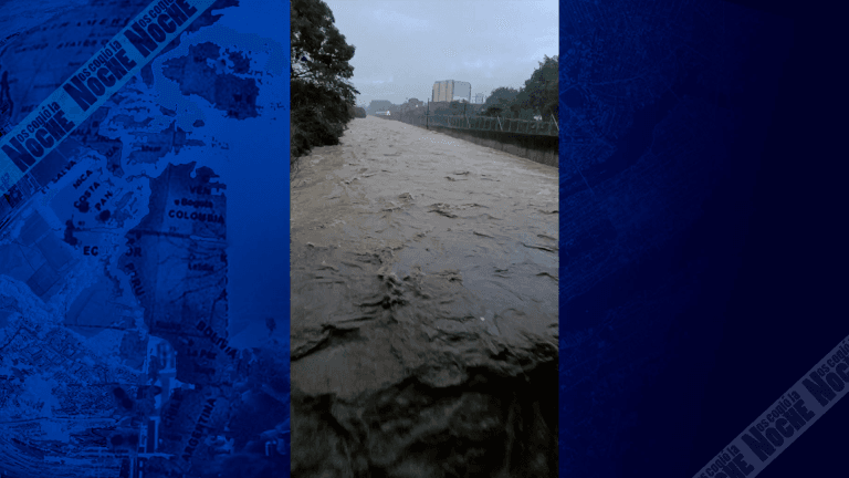 ¡Qué susto! Casi se sale el río Medellín