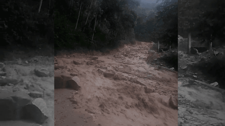 Vía Málaga – Bucaramanga. Siguen Afectaciones por deslizamientos