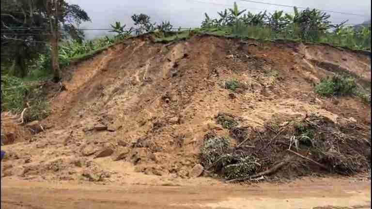 Cuatro derrumbes generaron emergencias en el corregimiento de San Sebastián de Palmitas