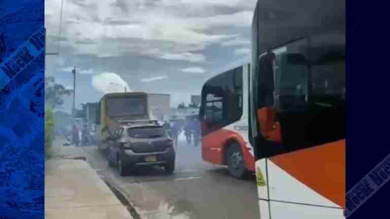 Enfrentamientos entre motociclistas y el ESMAD en Cartagena
