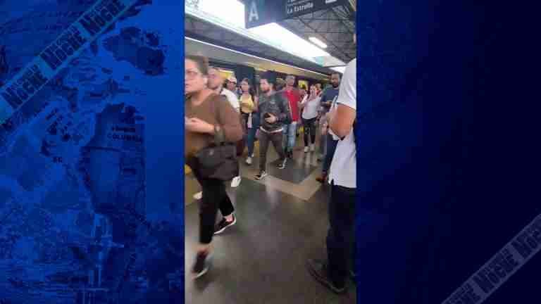 Restricciones en la línea A del Metro por incidente con persona en la vía