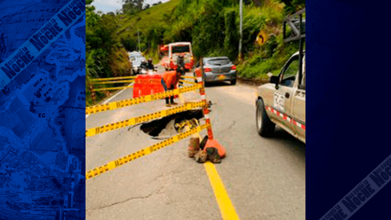 Paso restringido en la vía El Peñol – Marinilla