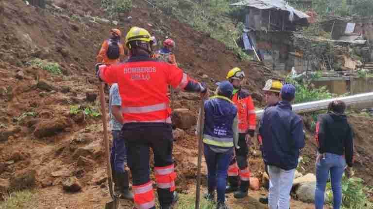 Encontraron el cuerpo sin vida del hombre que quedó sepultado en un derrumbe en Bello
