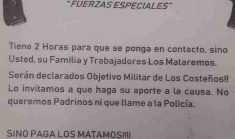 ”Si no paga los matamos”. Pánico por extorsiones en Barranquilla