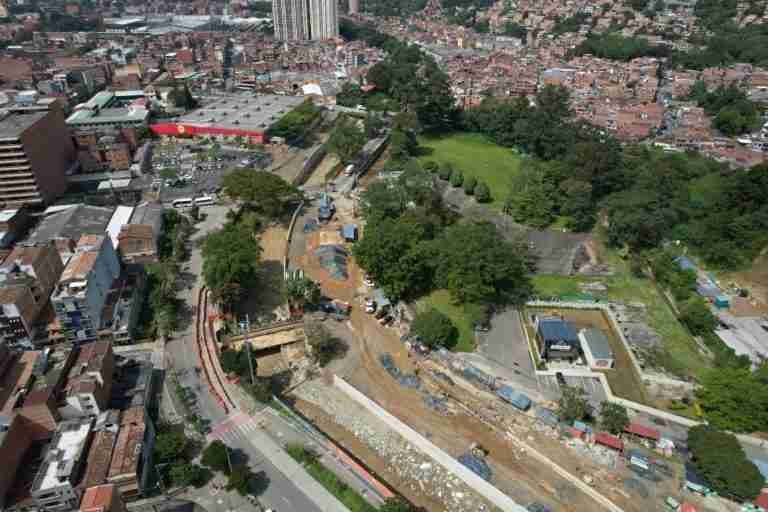 En un 50% avanzan las obras del Metroplús en Itagüí