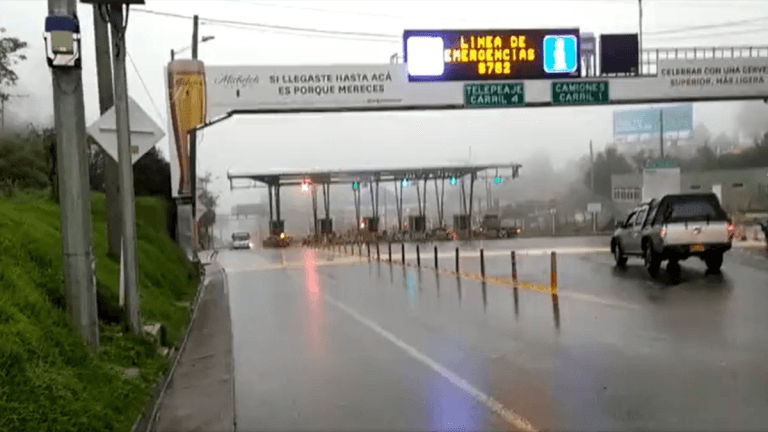 Vías de Bogotá nuevamente afectadas por lluvias