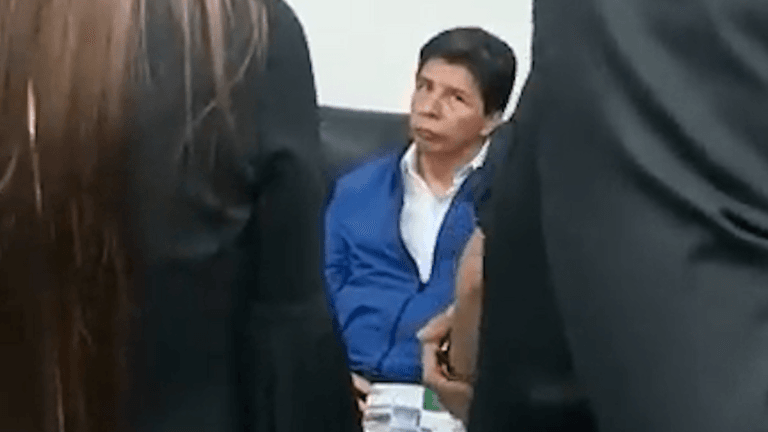 Primeras imágenes de Pedro Castillo detenido