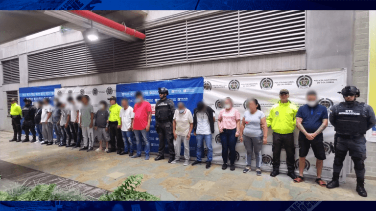 Capturadas 30 personas que delinquían en el Centro y Oriente de Medellín