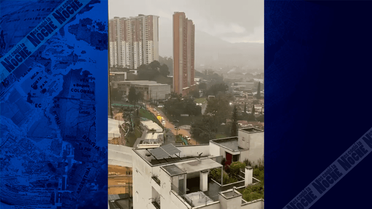 Fuerte aguacero en día de velitas generó inundaciones en Sabaneta