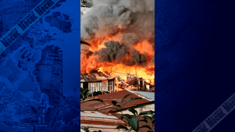 Voraz incendió consumió más de 20 viviendas en Chocó