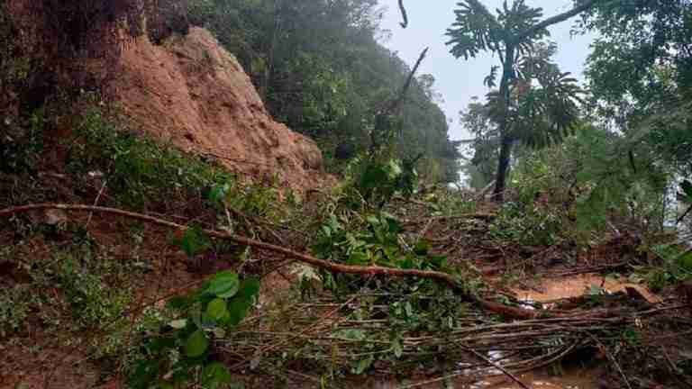 40 deslizamientos tienen en emergencia al municipio de Nariño