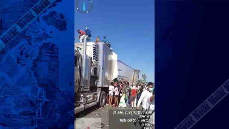 Saquean vehículo de carga en la Ruta del Sol