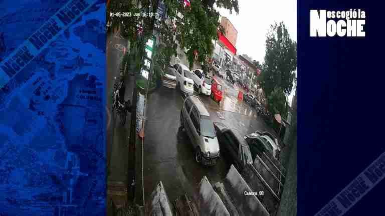 En 12 segundos se roban un computador de un Twingo