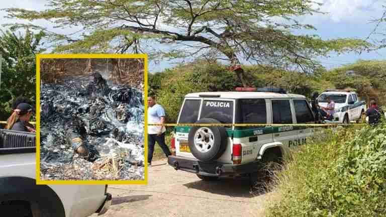 ¡Terror en Riohacha! Autoridades hallaron 3 personas asesinadas y calcinadas