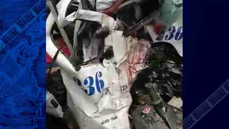 Cerca de 10 muertos por choque entre colectivo y camión