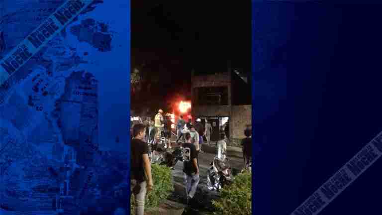 Dos lesionados y tres motos quemadas dejó un incendio en Aranjuez